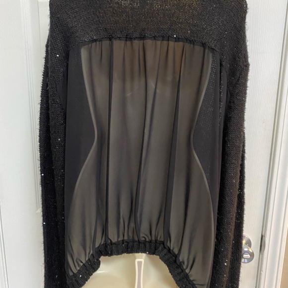 Sparkly V-neck Sweater - Picture 3 of 5